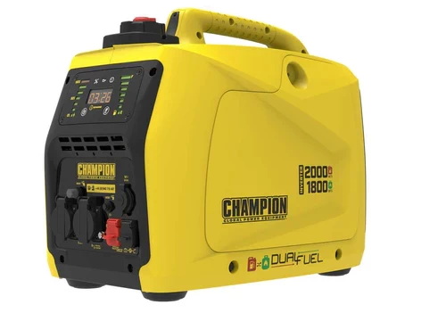 Двопаливний інверторний генератор Champion 2000 82001i-DF-EU